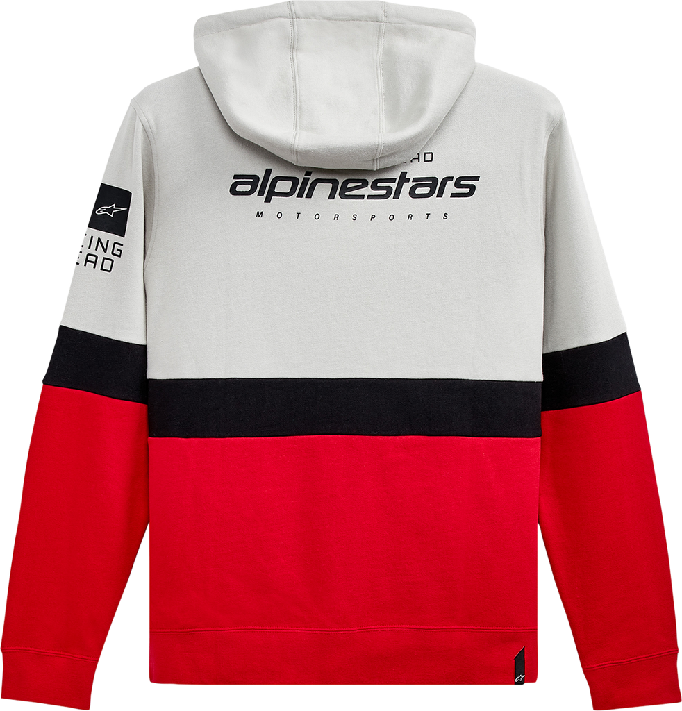 ALPINESTARS Position Zip Hoodie - Silver/Black/Red - Medium 1212-530221096M