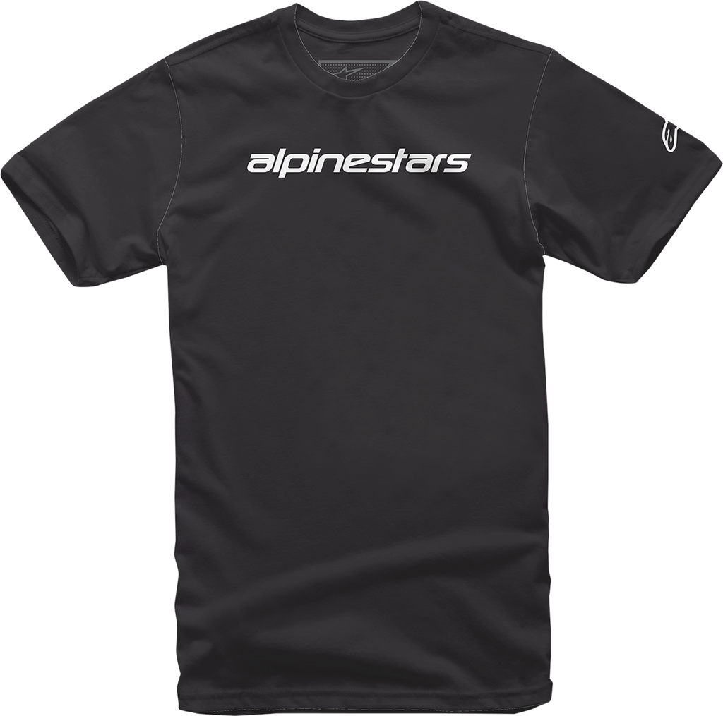 ALPINESTARS Linear Wordmark T-Shirt - Black/Gray - Medium 1212-720201011M