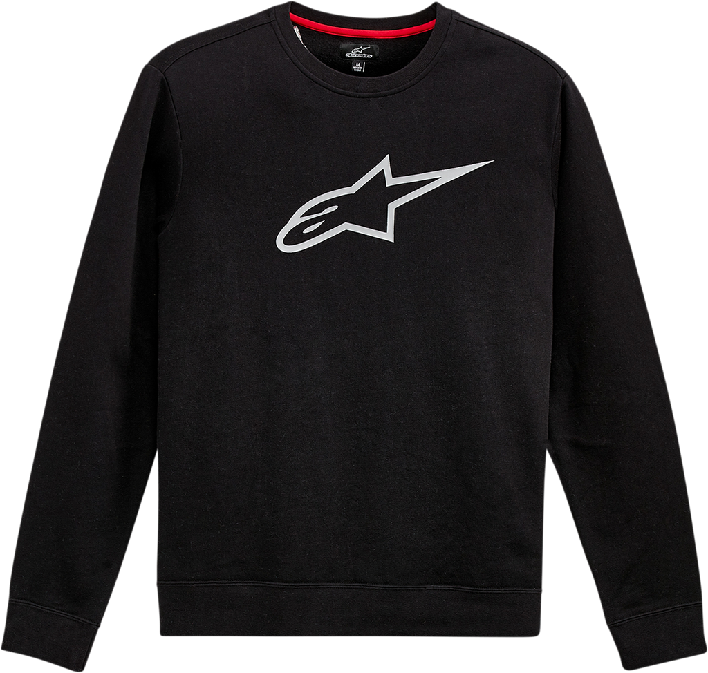 ALPINESTARS Ageless Crew Fleece - Black/Gray - 2XL 12125132210112X