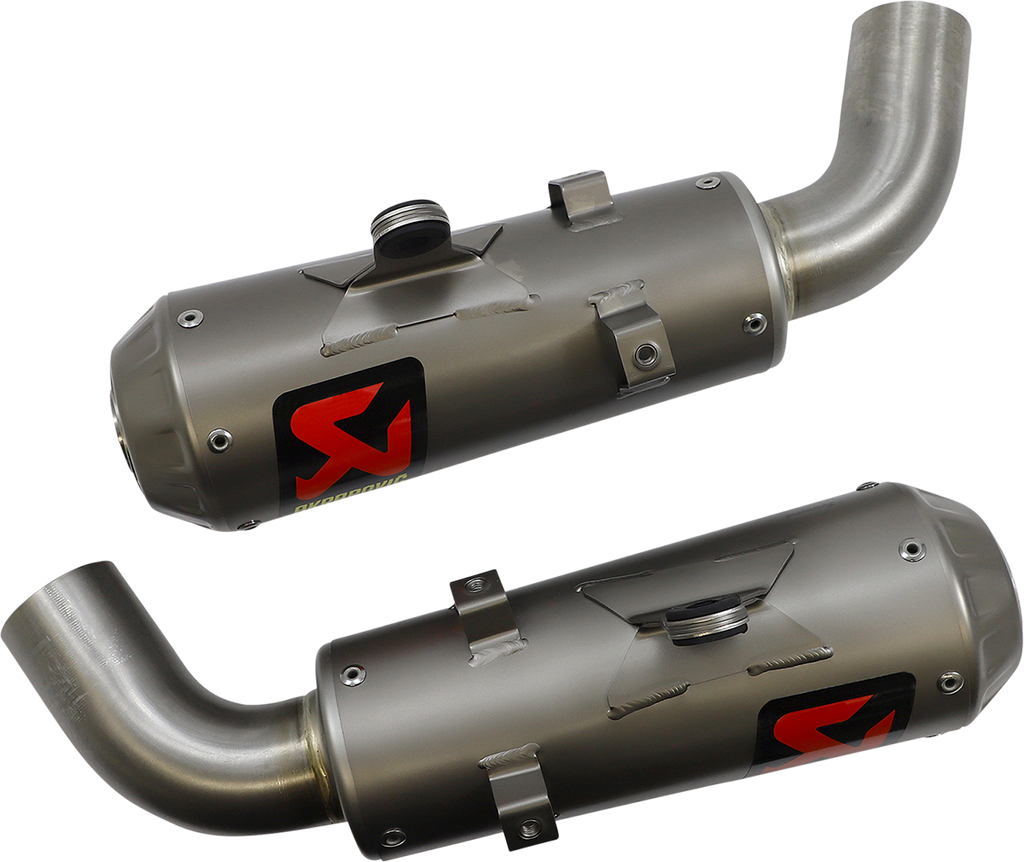 AKRAPOVIC Slip-On Line Titanium Muffler 
 - Hypermotard 950 S-D9SO15-HCBT