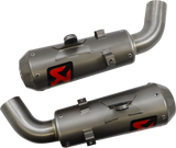 AKRAPOVIC Slip-On Line Titanium Muffler 
 - Hypermotard 950 S-D9SO15-HCBT