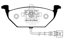 Charger l&#39;image dans la galerie, EBC 00-05 Volkswagen Beetle 2.0 Yellowstuff Front Brake Pads