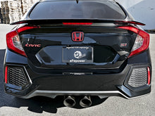 Cargar imagen en el visor de la galería, aFe Takeda 3in 304 SS Cat-Back Exhaust System w/ Black Tips 2017+ Honda Civic Si (4dr) I4 1.5L (t)