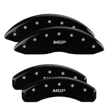 गैलरी व्यूवर में इमेज लोड करें, MGP 4 Caliper Covers Engraved Front &amp; Rear MGP Yellow Finish Black Char 2001 Chevrolet iMpala