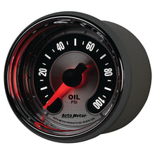 Cargar imagen en el visor de la galería, Autometer American Muscle 52mm Full Sweep Electric 0-100 PSI Oil Pressure Gauge