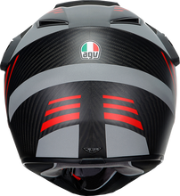 Cargar imagen en el visor de la galería, AGV AX9 Helmet - Refractive ADV - Matte Carbon/Red - Large 217631O2LY01409