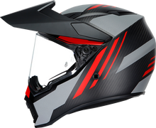 Cargar imagen en el visor de la galería, AGV AX9 Helmet - Refractive ADV - Matte Carbon/Red - Large 217631O2LY01409