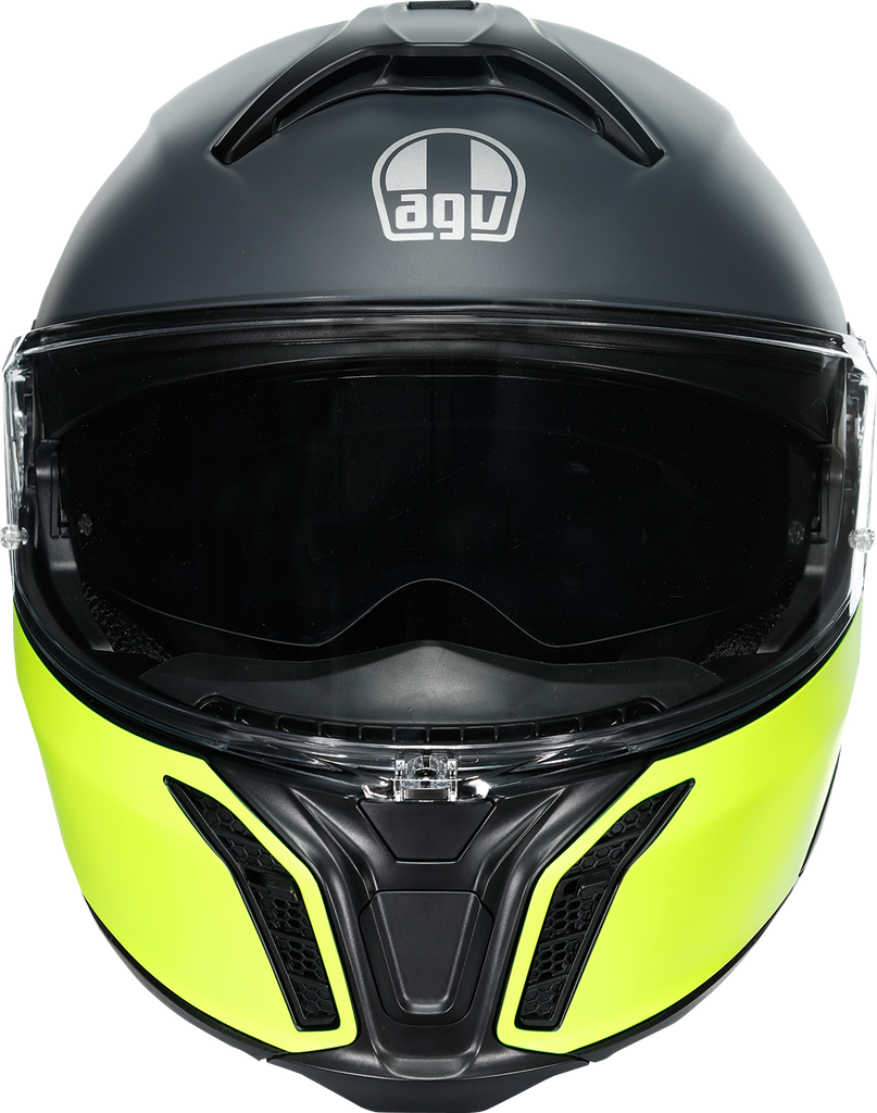 AGV Tourmodular Helmet - Balance - Black/Yellow Fluo/Gray - Medium 211251F2OY00112