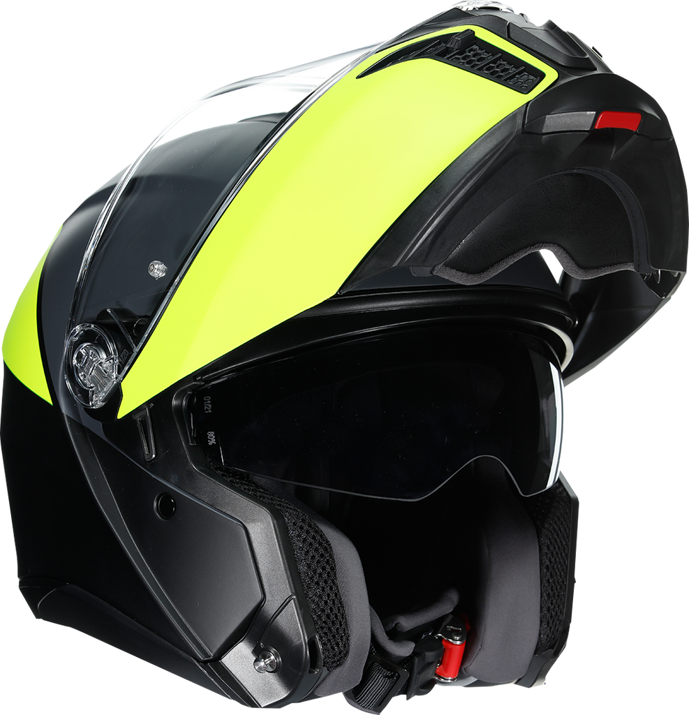 AGV Tourmodular Helmet - Balance - Black/Yellow Fluo/Gray - Small 211251F2OY00110