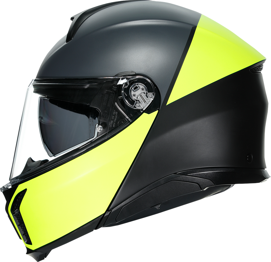 AGV Tourmodular Helmet - Balance - Black/Yellow Fluo/Gray - Small 211251F2OY00110