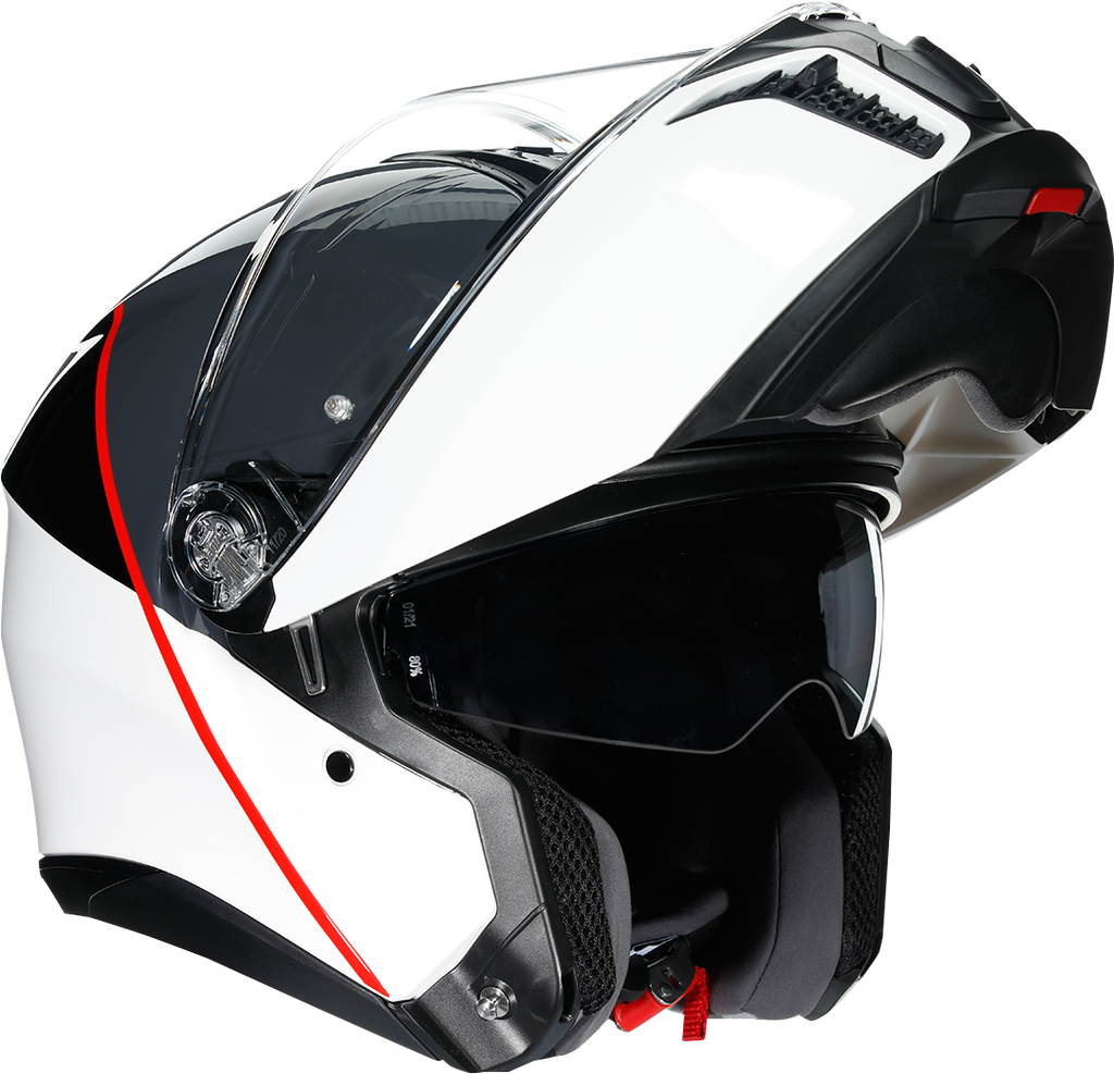 AGV Tourmodular Helmet - Balance - White/Gray/Red - Small 211251F2OY00210