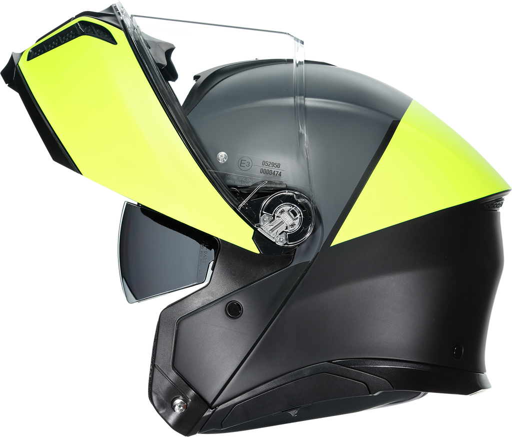 AGV Tourmodular Helmet - Balance - Black/Yellow Fluo/Gray - Small 211251F2OY00110