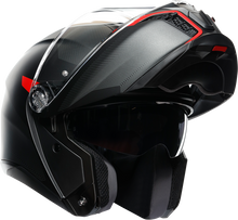 Carica l&#39;immagine nel visualizzatore di Gallery, AGV Tourmodular Helmet - Frequency - Matte Gunmetal/Red - Small 211251F2OY00510