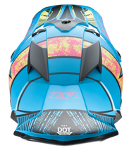 Laden Sie das Bild in den Galerie-Viewer, Z1R Youth F.I. Helmet - Fractal - MIPS? - Matte Blue/Hi-Viz - Small 0111-1514