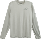 ALPINESTARS Pursue Performance Long-Sleeve T-Shirt - Silver - Large 1232-71000-19-L