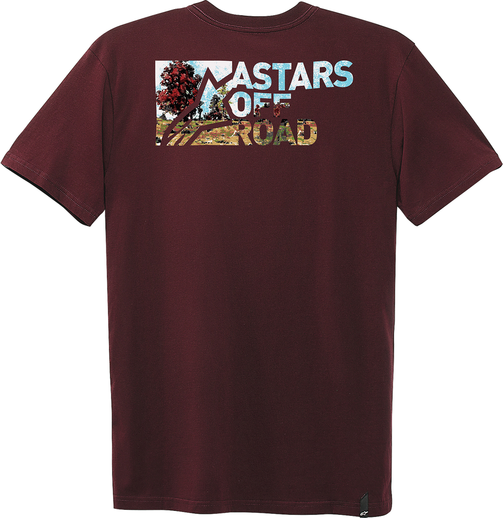 ALPINESTARS Painted T-Shirt - Maroon - Medium 1232-72224-838M