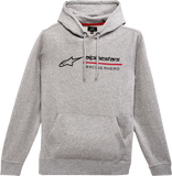 ALPINESTARS Linear Race Hoodie - Gray - Large 1232-510001026L