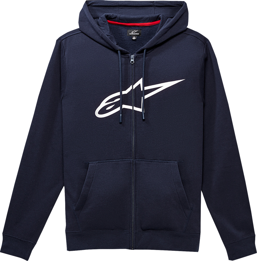 ALPINESTARS Ageless 2 Zip Hoodie - Navy/White - Large 1038530527020L