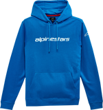 ALPINESTARS Linear Hoodie - Blue/White - Medium 1213516707223M