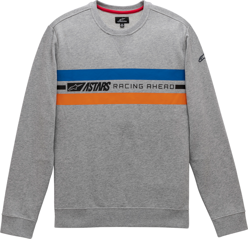 ALPINESTARS Highway Crewneck Fleece Sweatshirt - Heather Gray - XL 1211511301026XL