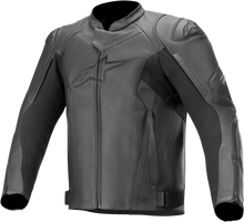 Carica l&#39;immagine nel visualizzatore di Gallery, ALPINESTARS Faster v2 Leather Jacket - Black - US 46 / EU 56 3103521-1100-56