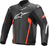 ALPINESTARS Faster v2 Leather Jacket - Black/Red - US 46 / EU 56 3103521-1030-56