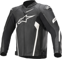 Carica l&#39;immagine nel visualizzatore di Gallery, ALPINESTARS Faster v2 Leather Jacket - Black/White - US 38 / EU 48 3103521-12-48