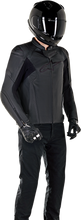 Carica l&#39;immagine nel visualizzatore di Gallery, ALPINESTARS Faster v2 Leather Jacket - Black - US 48 / EU 58 3103521-1100-58