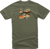 ALPINESTARS Free Camo T-Shirt - Military - Large 1232-72220-690L