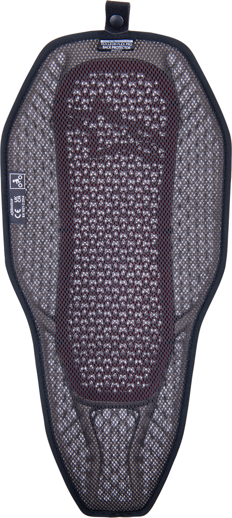 ALPINESTARS Nucleon Flex Proi Full Back Protection Insert - Transparent Smoke/Red - Medium 6526323-003-M