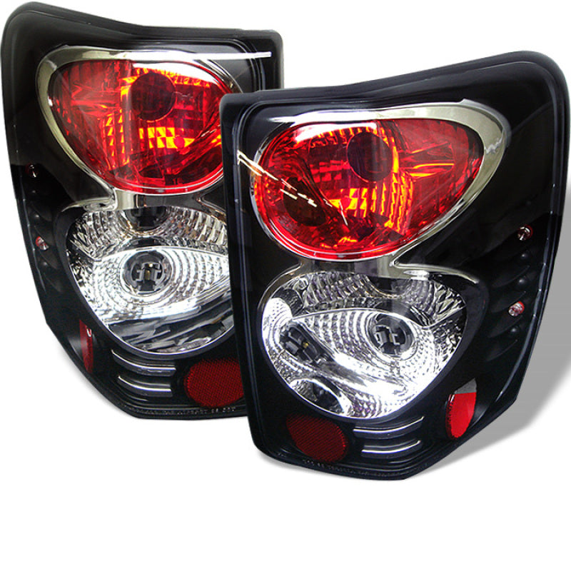 Spyder Jeep Grand Cherokee 99-04 Euro Style Tail Lights Black ALT-YD-JGC99-BK