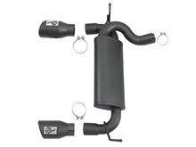 Laden Sie das Bild in den Galerie-Viewer, aFe Rebel Series 2.5in 409 SS Axle-Back Exhaust w/ Black Tips 2007+ Jeep Wrangler (JK) V6 3.6L/3.8L