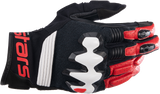 ALPINESTARS Halo Gloves - Black/White/Bright Red - Medium 3504822-1304-M