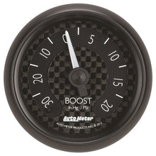 Laden Sie das Bild in den Galerie-Viewer, Autometer GT Series 52mm Mechanicl 30 In Hg/20 psi Vacuum/Boost Gauge