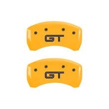 Charger l&#39;image dans la galerie, MGP Rear set 2 Caliper Covers Engraved Rear GT Yellow finish black ch