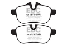 Laden Sie das Bild in den Galerie-Viewer, EBC 09+ BMW Z4 3.0 (E89) Yellowstuff Rear Brake Pads