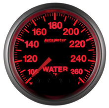 Laden Sie das Bild in den Galerie-Viewer, Autometer Elite Nascar 2-1/16in 100-260 Deg. F Water Temp. w/ Peak and Warn Gauge w/ Pro-Control