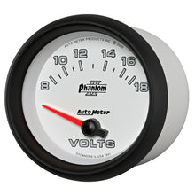 Charger l&#39;image dans la galerie, Autometer Phantom II 2-5/8in 18V Electric Voltmeter Gauge