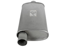 Carica l&#39;immagine nel visualizzatore di Gallery, aFe Scorpion Replacement Alum Steel Muffler Double Layer 2-1/2in In/Out Center/Offset 18inL x9inW