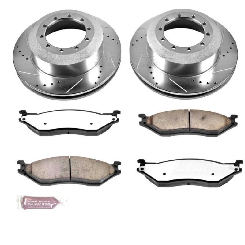 Power Stop 05-16 Ford F-450 Super Duty Rear Z36 Truck & Tow Brake Kit