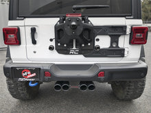 Carica l&#39;immagine nel visualizzatore di Gallery, aFe Rebel Series 2.5in. 304 SS C/B Exhaust System 2018 Jeep Wrangler (JL) V6-3.6L - Black Tip