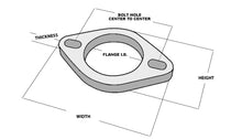 Cargar imagen en el visor de la galería, Vibrant 2-Bolt T304 SS Exhaust Flange (2.75in I.D.)