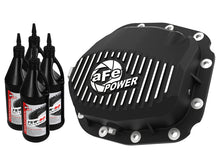 Charger l&#39;image dans la galerie, aFe Rear Differential Cover (Black Machined; Pro Series); 15-19 Ford F-150 V6-2.7L (t) (12-Bolt)