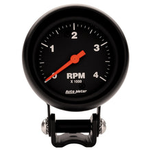 Charger l&#39;image dans la galerie, Autometer Z-Series 2-5/8in 4K RPM Pedestal Tachometer Gauge