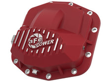 Charger l&#39;image dans la galerie, aFe Power Pro Series Front Differential Cover Red w/Machined Fins 18-19 Jeep JL (Dana M210)