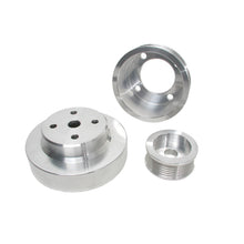 Laden Sie das Bild in den Galerie-Viewer, BBK 86-93 Mustang 5.0 Underdrive Pulley Kit - Lightweight CNC Billet Aluminum (3pc)