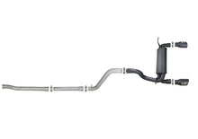 Carica l&#39;immagine nel visualizzatore di Gallery, aFe Rebel Series 2.5in 409 SS Cat-Back Exhaust w/ Black Tips 18-19 Jeep Wrangler (JL) V6 3.6L