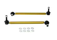 Carica l&#39;immagine nel visualizzatore di Gallery, Whiteline 06/05+ Ford Focus LS / 05/09+ Mazda 3 BK Front Swaybar Link Kit H/Duty Adj Steel Ball