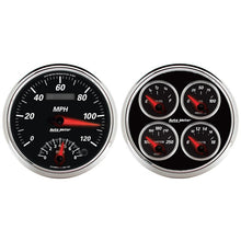 Carica l&#39;immagine nel visualizzatore di Gallery, Autometer 5inch Kit Box - Tach Speedo Combo / Oil Pressure / Water Temp / Volt / Fuel Level