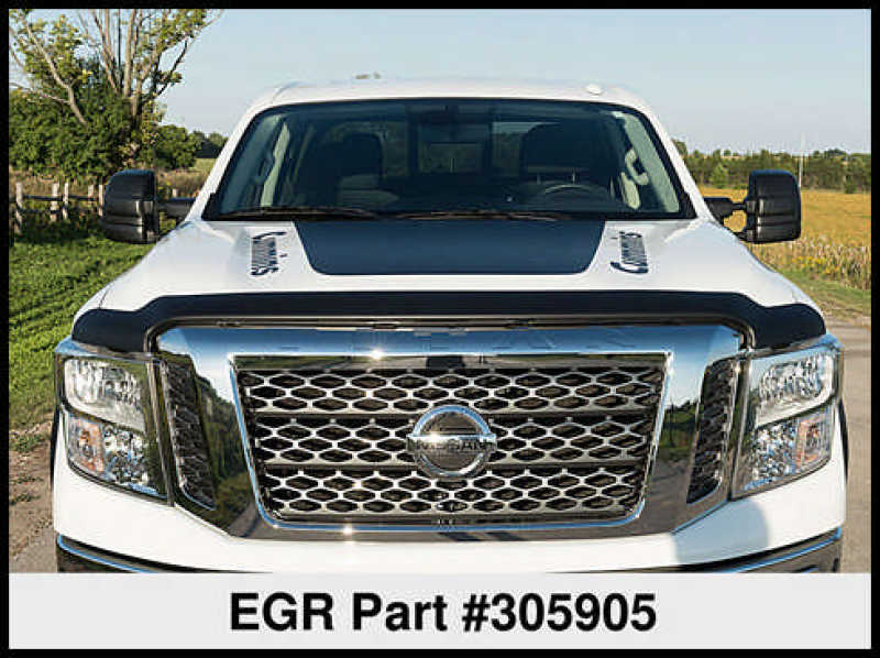 EGR 16+ Nissan Titan XD Superguard Hood Shield - Matte (305905)